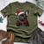 Father Christmas Pug Cotton Tee