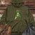 Crocodile Playing Guitar Midweight Hooded Sweatshirt