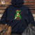 Crocodile Playing Guitar Midweight Hooded Sweatshirt