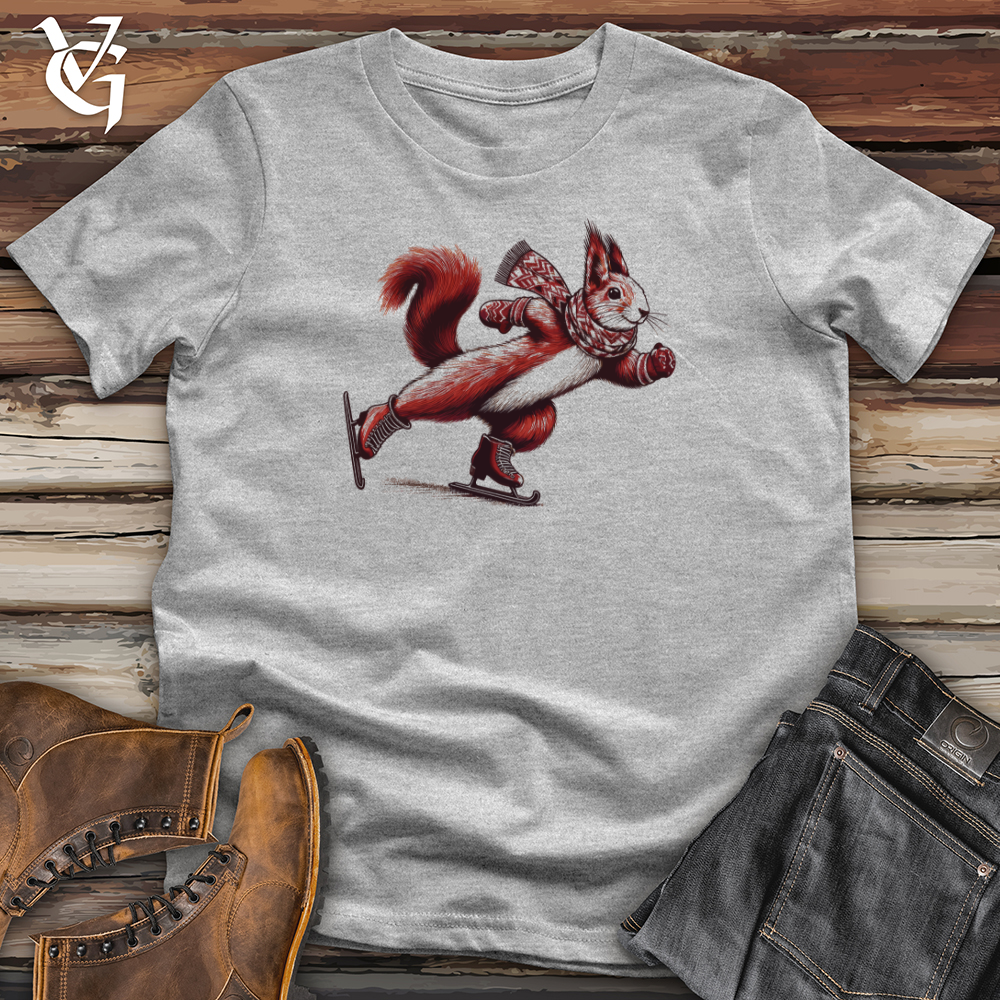 Ice Skating Squirrel Softstyle Tee