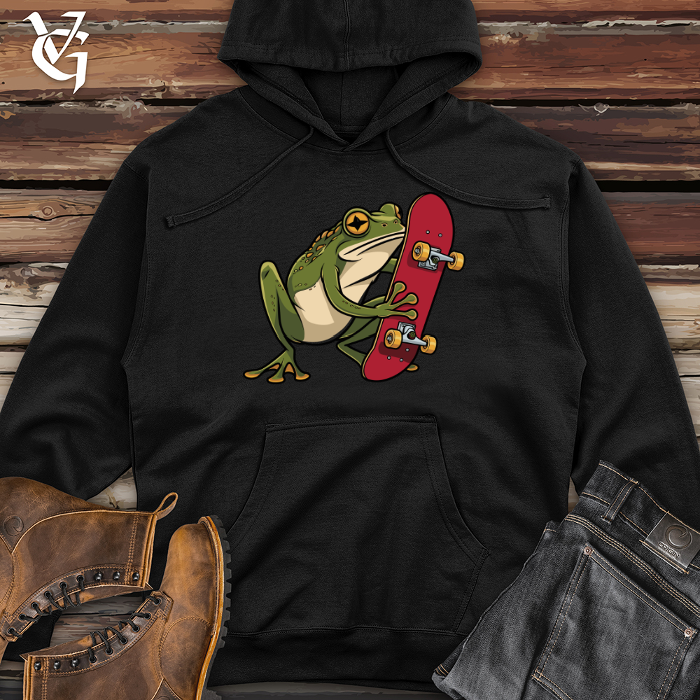 Frog Riding Midweight Hooded Sweatshirt