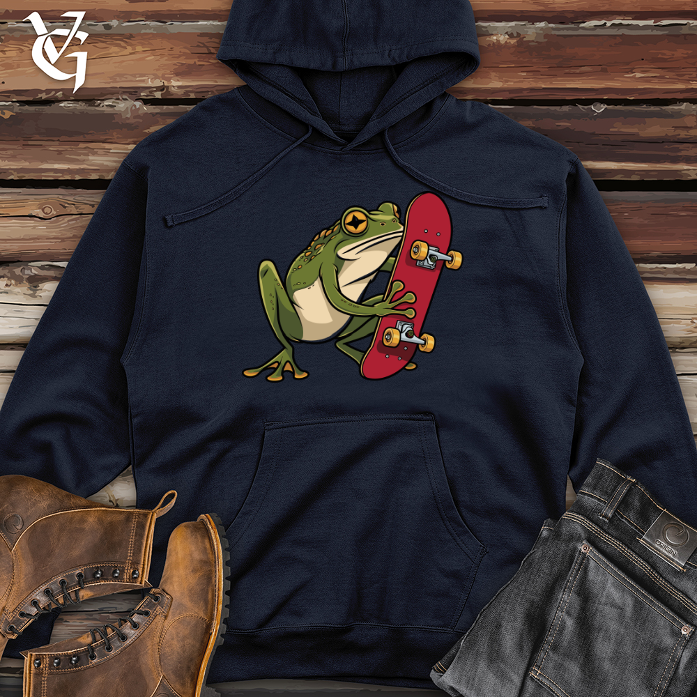 Frog Riding Midweight Hooded Sweatshirt