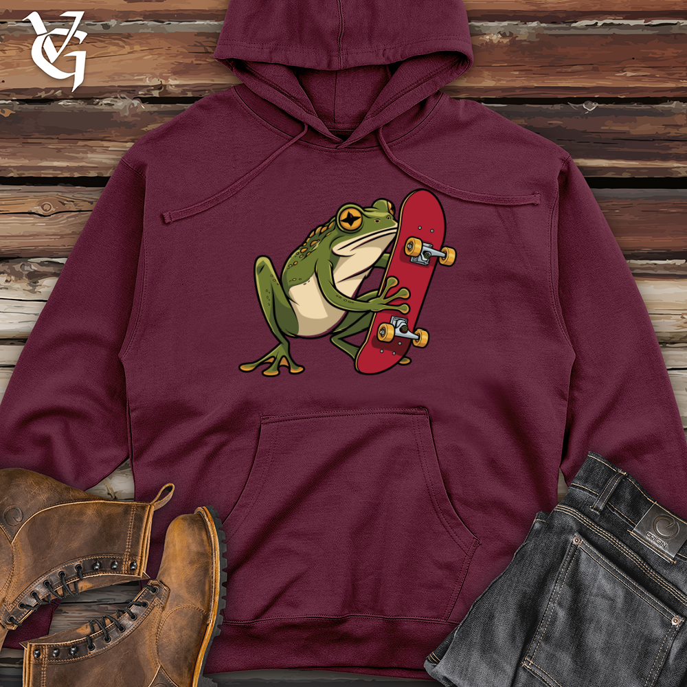 Frog Riding Midweight Hooded Sweatshirt