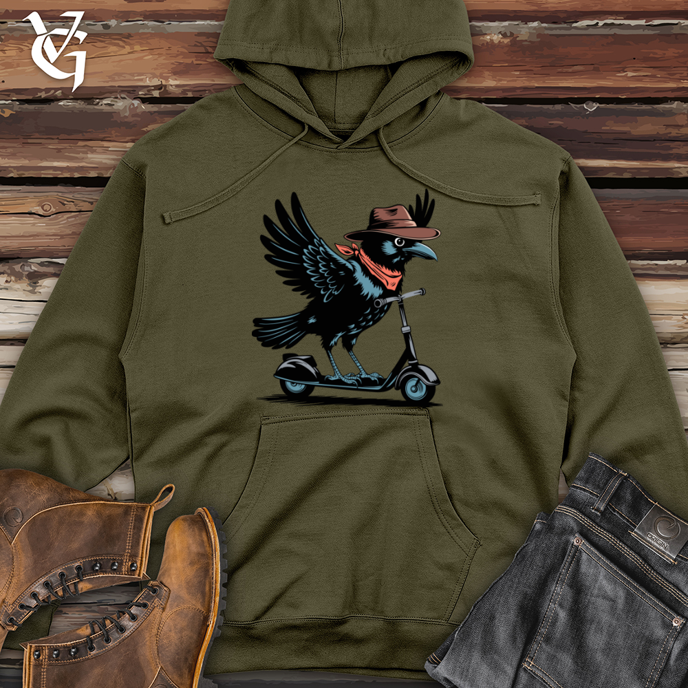 Raven Scooter Gang Midweight Hooded Sweatshirt
