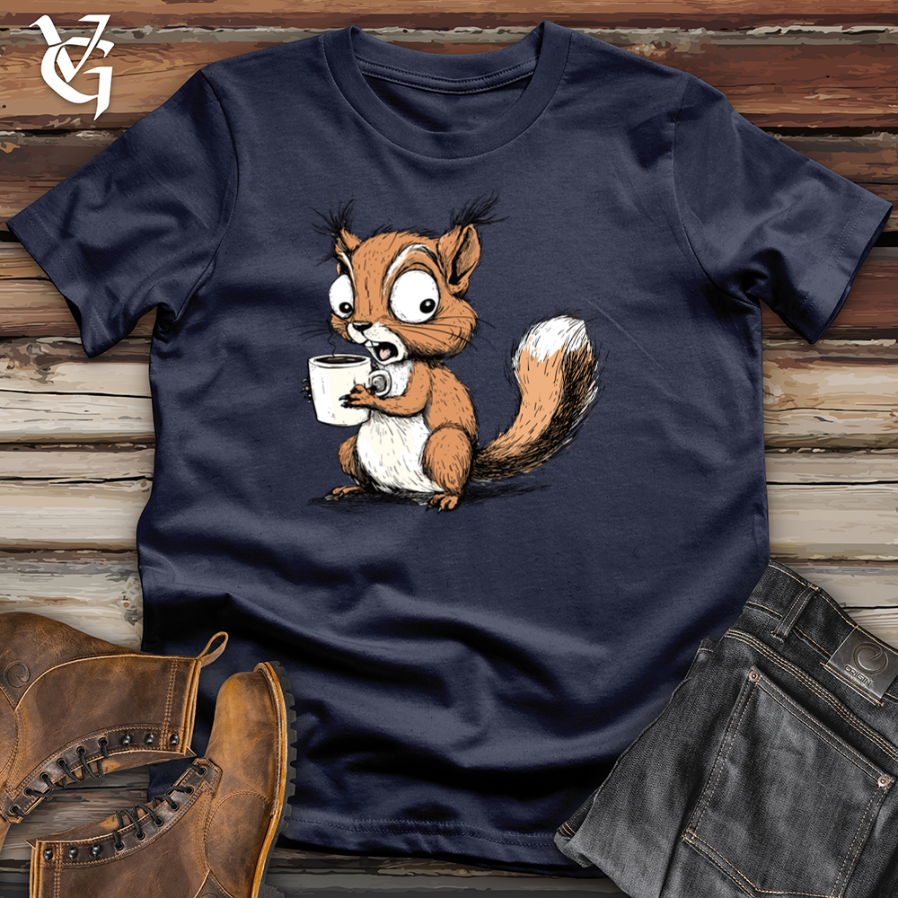 Over Caffeinated Squirrel Softstyle Tee