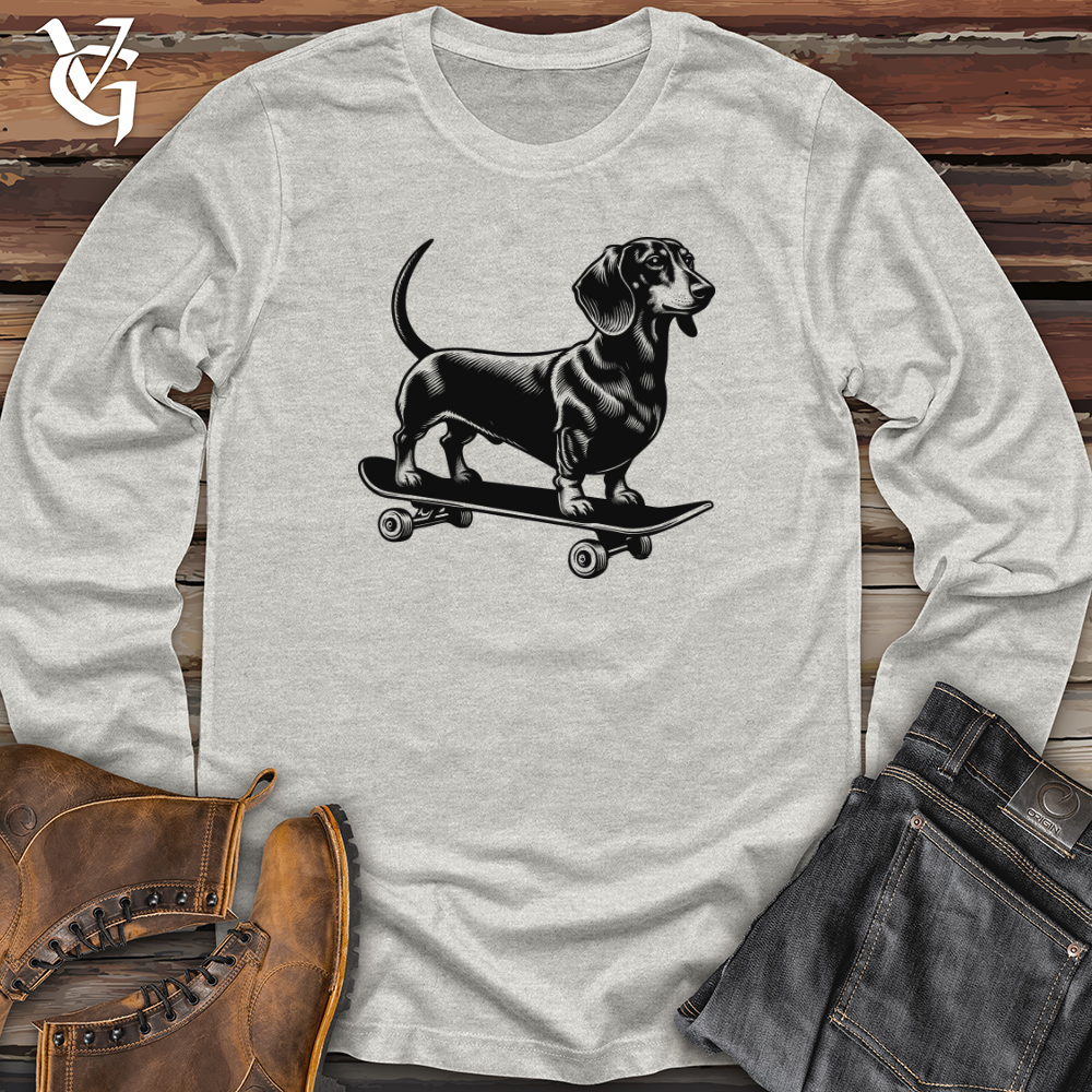 Dog Skateboarder Long Sleeve