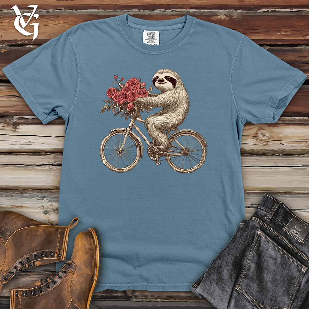 Sloth Romance Ride Heavy Cotton Comfort Colors Tee