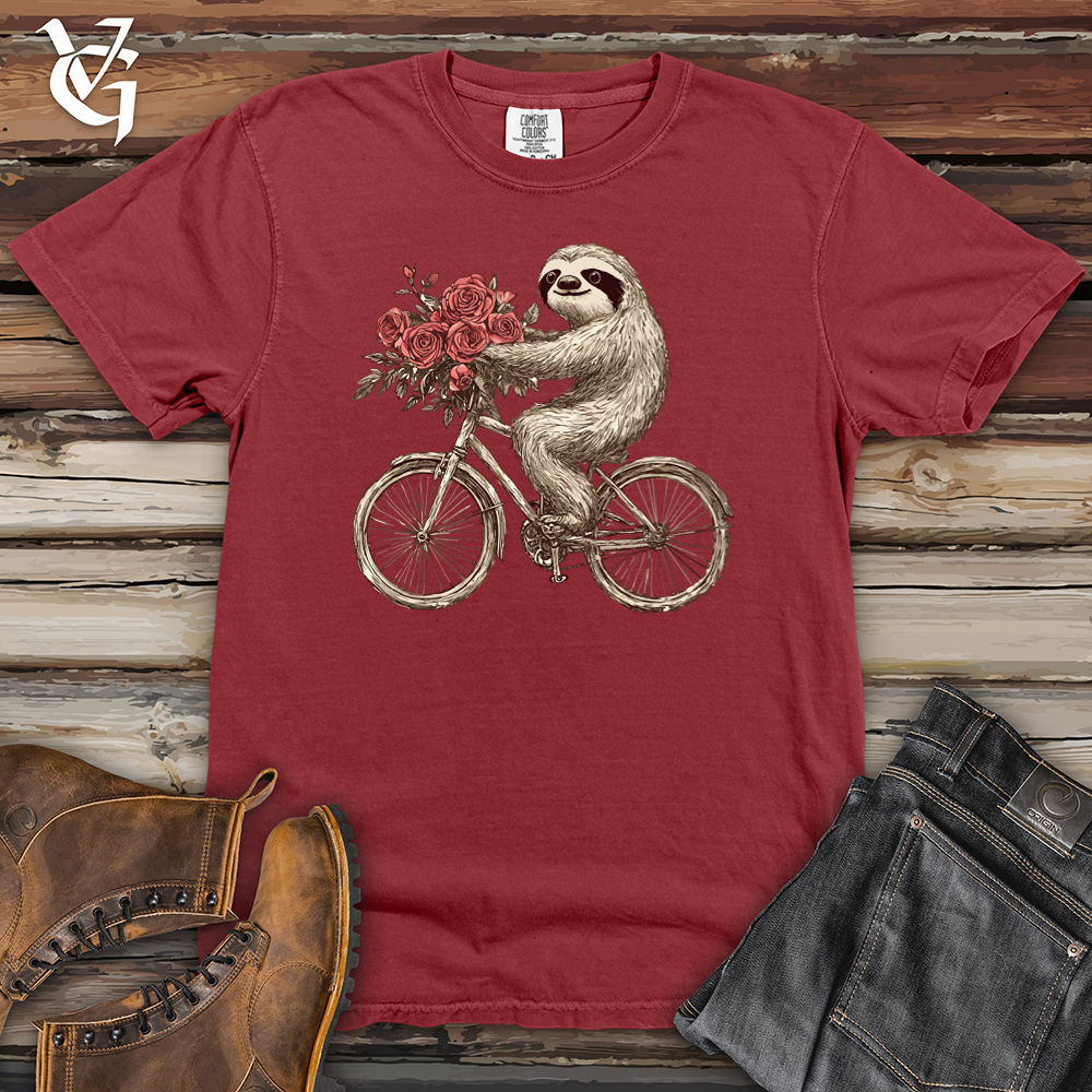 Sloth Romance Ride Heavy Cotton Comfort Colors Tee