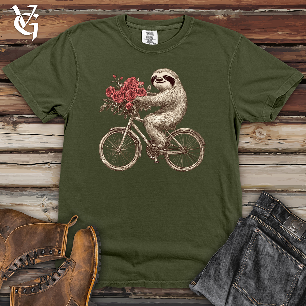 Sloth Romance Ride Heavy Cotton Comfort Colors Tee