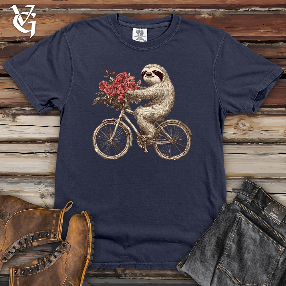 Sloth Romance Ride Heavy Cotton Comfort Colors Tee