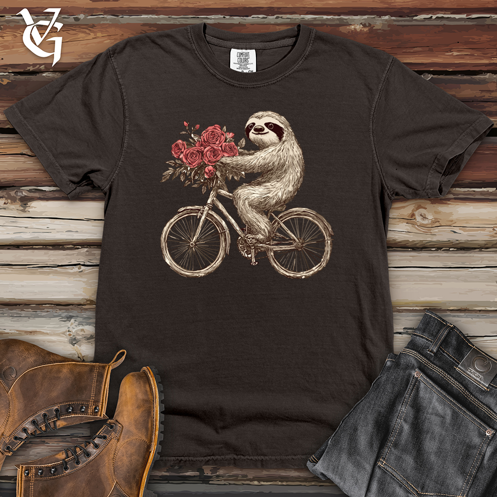 Sloth Romance Ride Heavy Cotton Comfort Colors Tee