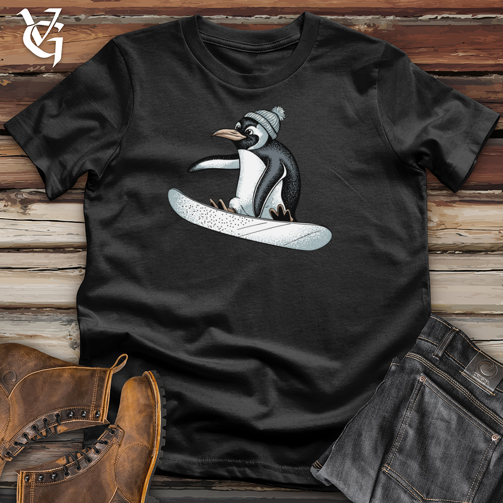 Skating Penguin Cotton Tee