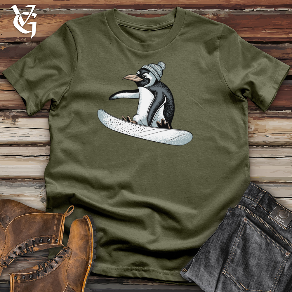 Skating Penguin Cotton Tee