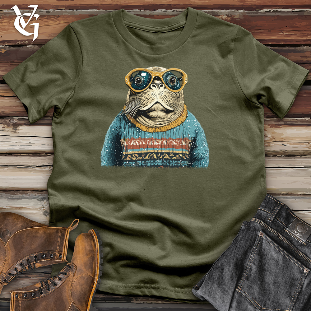 Winter Walrus Cotton Tee