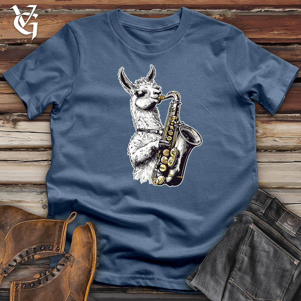 Llama Sax Tunes Cotton Tee