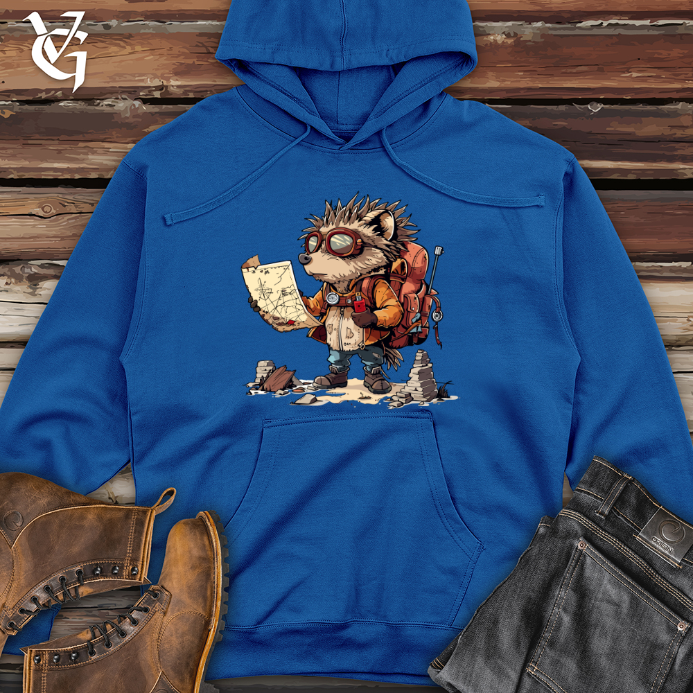 Hedgehog Explorer Quest Midweight Hooded Sweatshirt