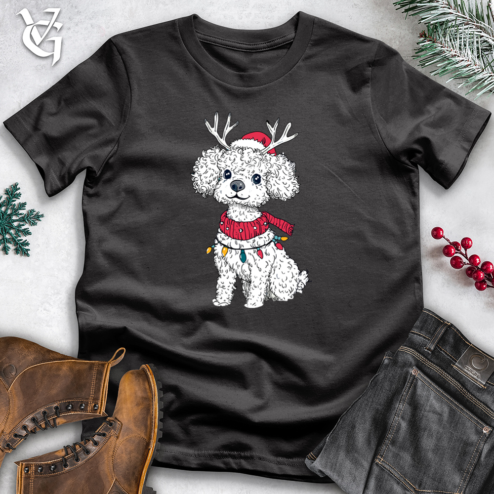 Santa Reindog Cotton Tee