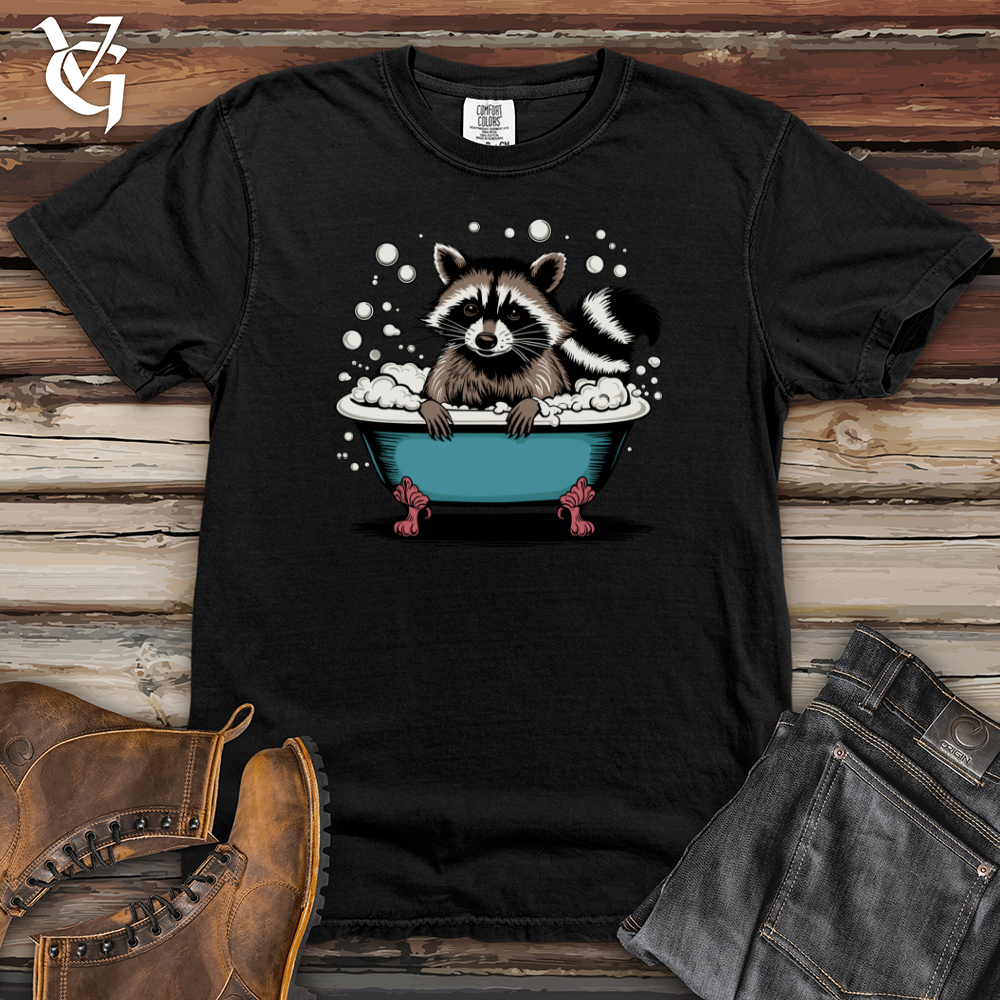 Raccoon in a Bathtub Heavy Cotton Comfort Colors Tee