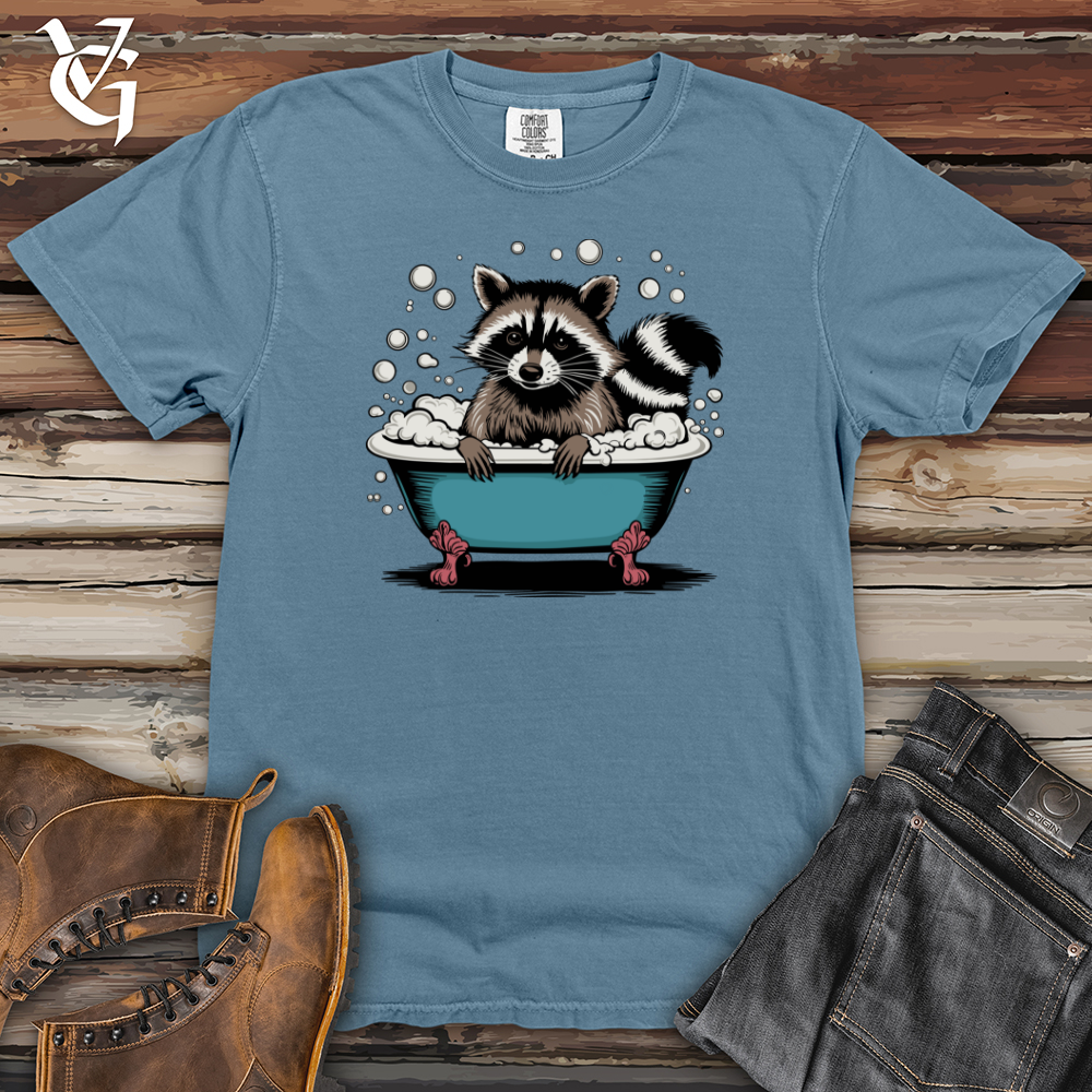 Raccoon in a Bathtub Heavy Cotton Comfort Colors Tee