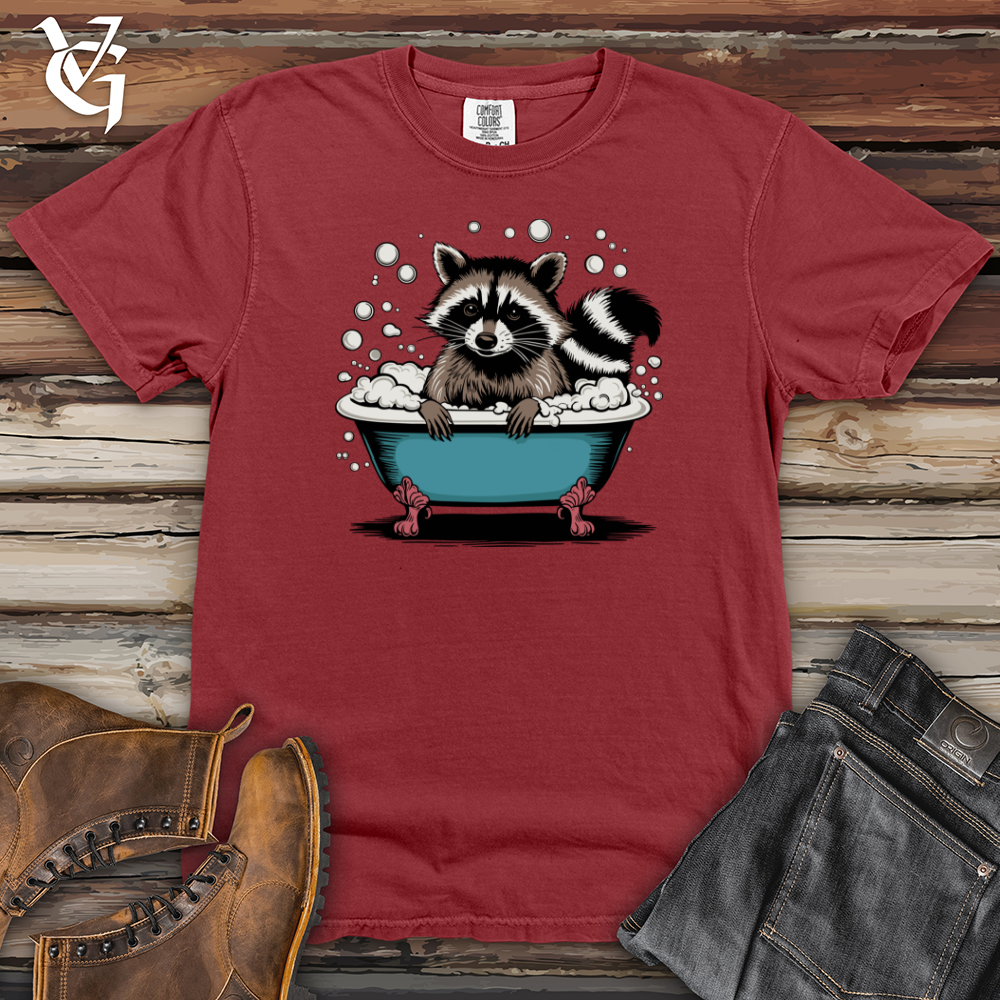 Raccoon in a Bathtub Heavy Cotton Comfort Colors Tee