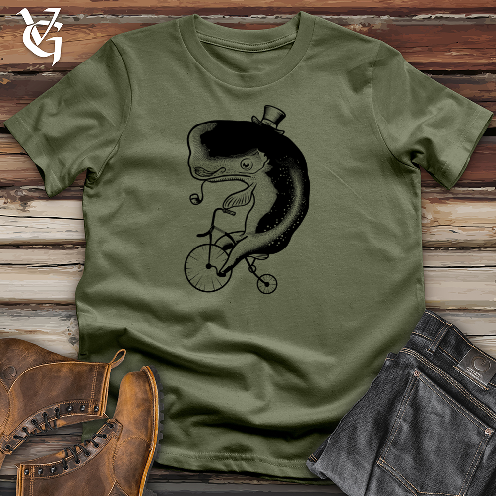 Whale Riding Cycle Softstyle Tee