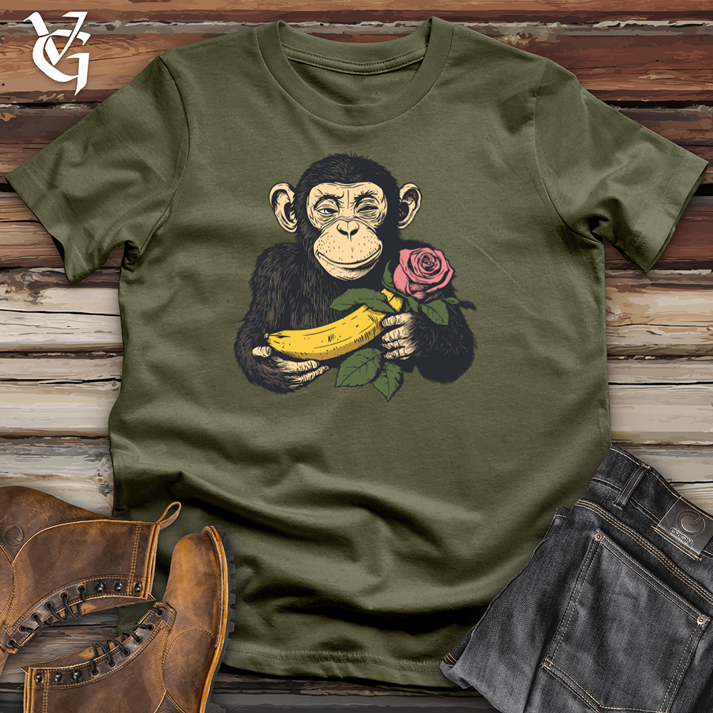 Monkey Valentine Cotton Tee