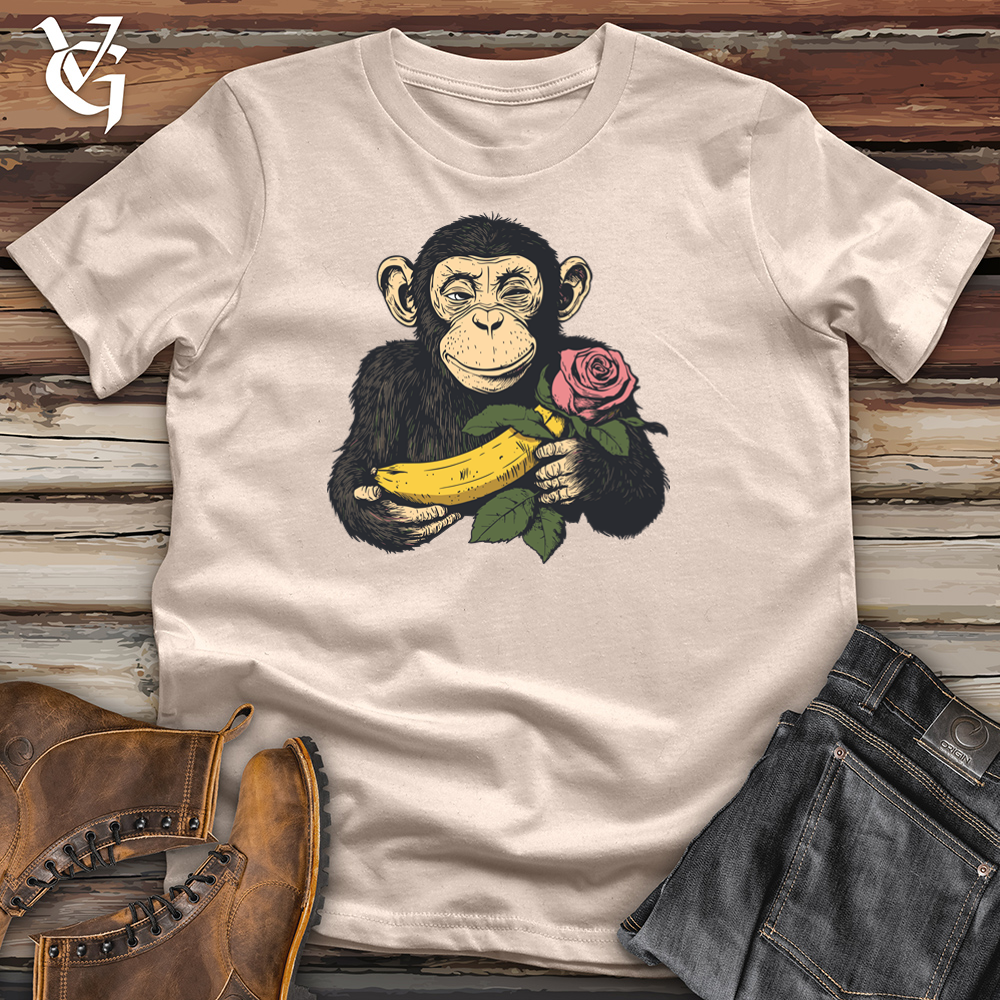 Monkey Valentine Cotton Tee
