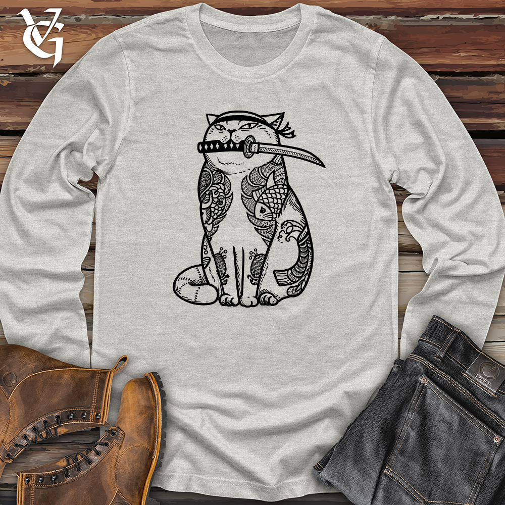 Samurai Cat Long Sleeve