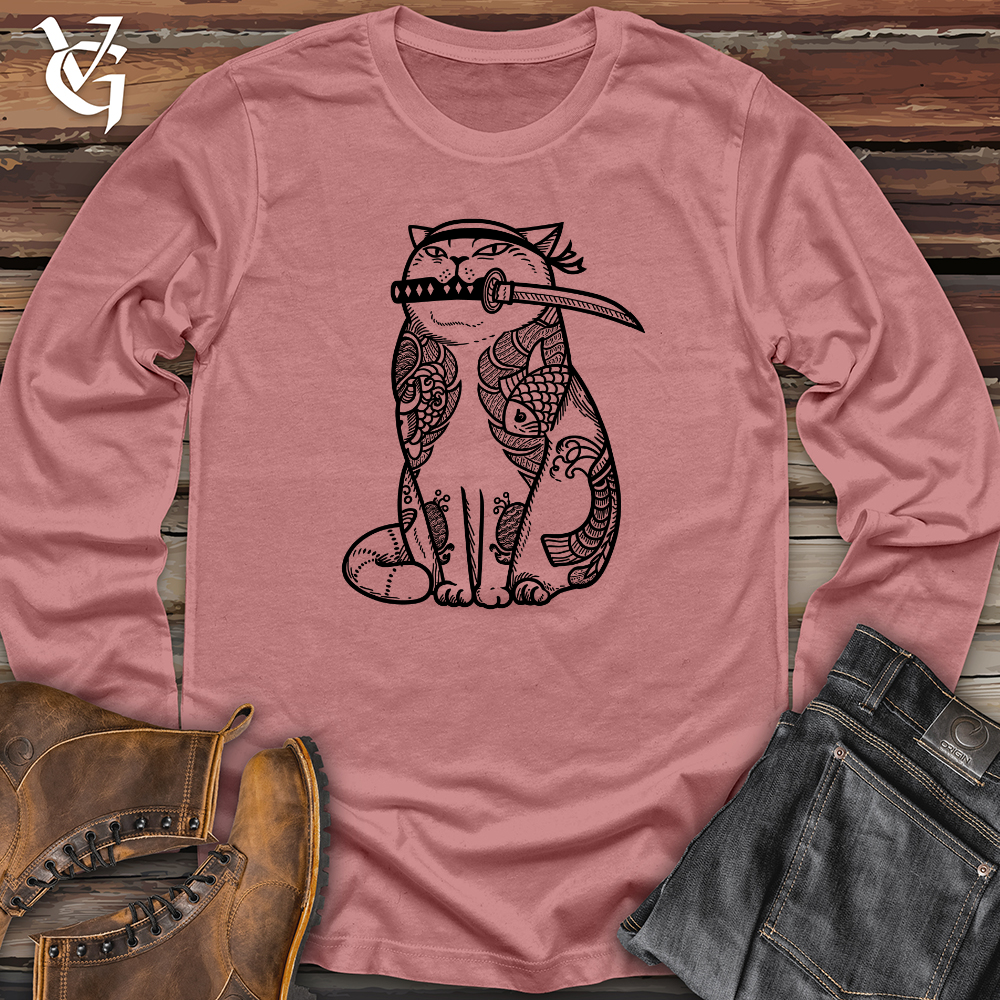 Samurai Cat Long Sleeve
