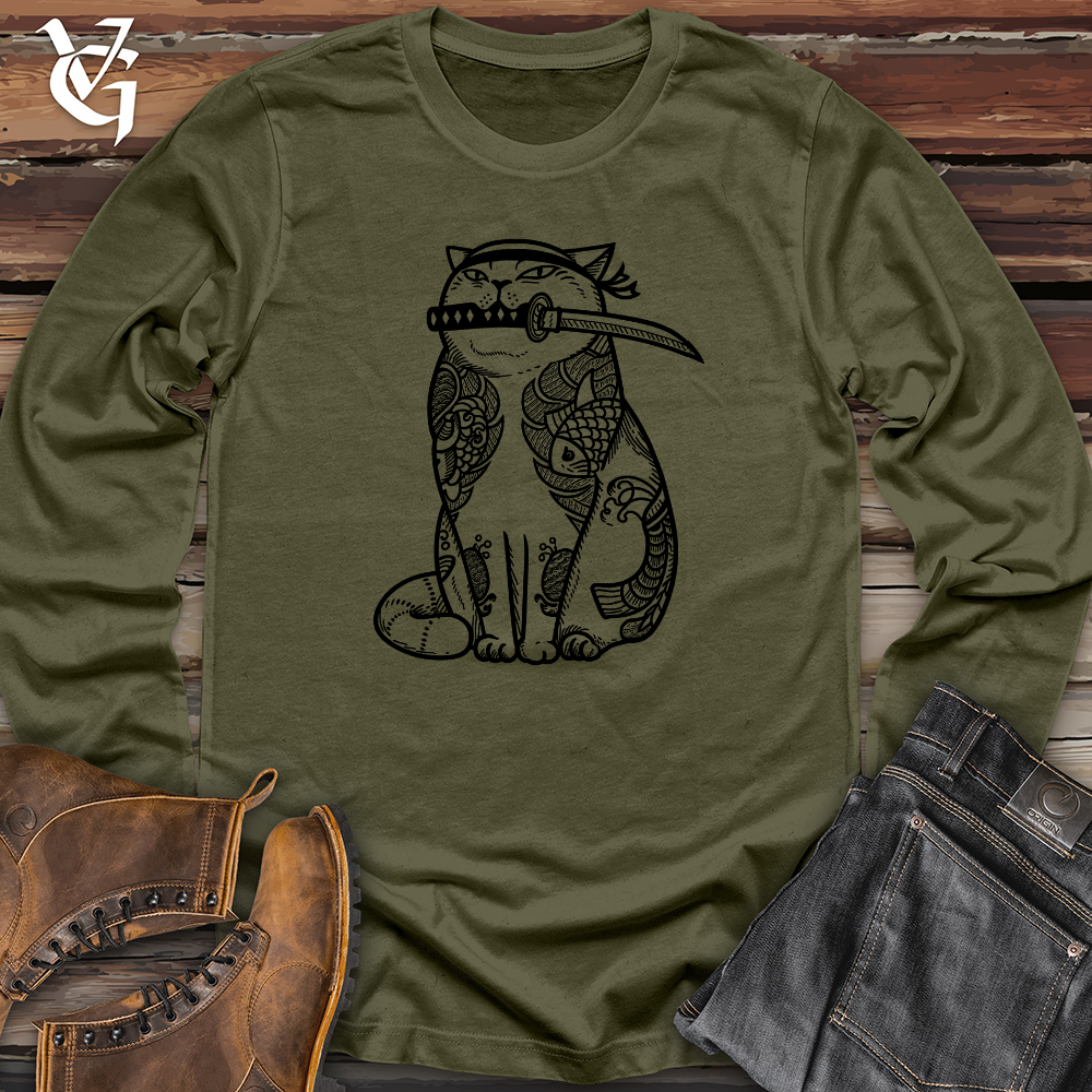 Samurai Cat Long Sleeve