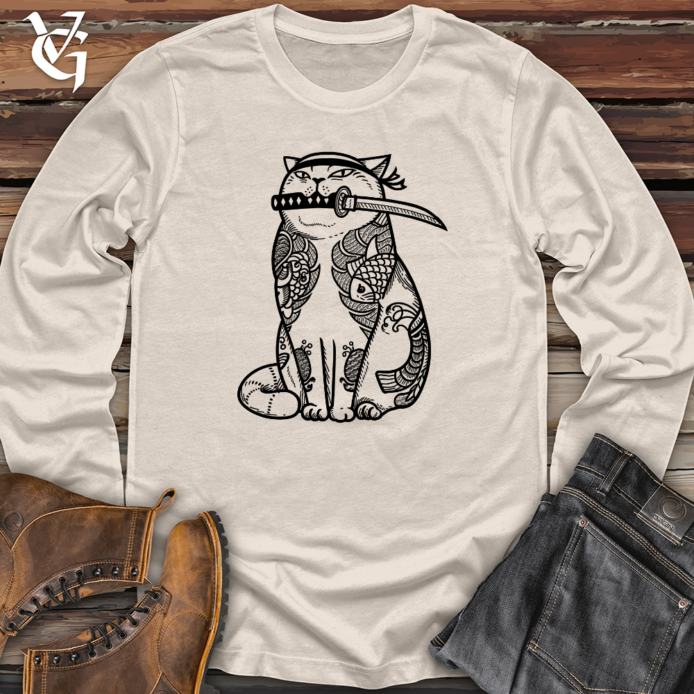 Samurai Cat Long Sleeve