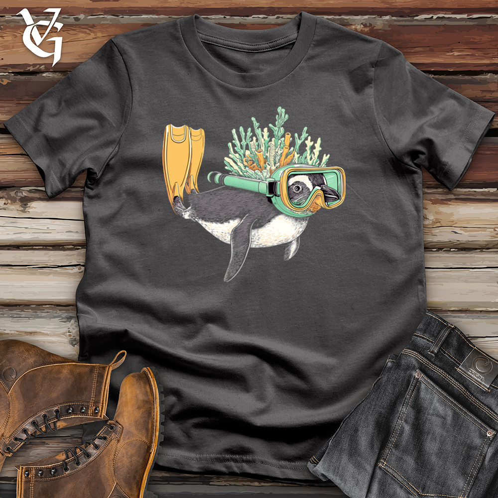 Scuba Penguin Softstyle Tee