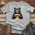 Black Bear with Hoagie Cotton Tee