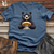 Black Bear with Hoagie Cotton Tee