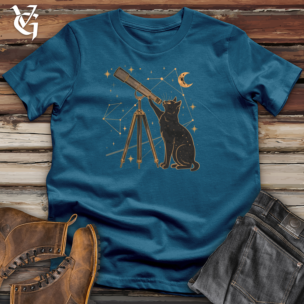 Celestial Whisker Watcher Cotton Tee