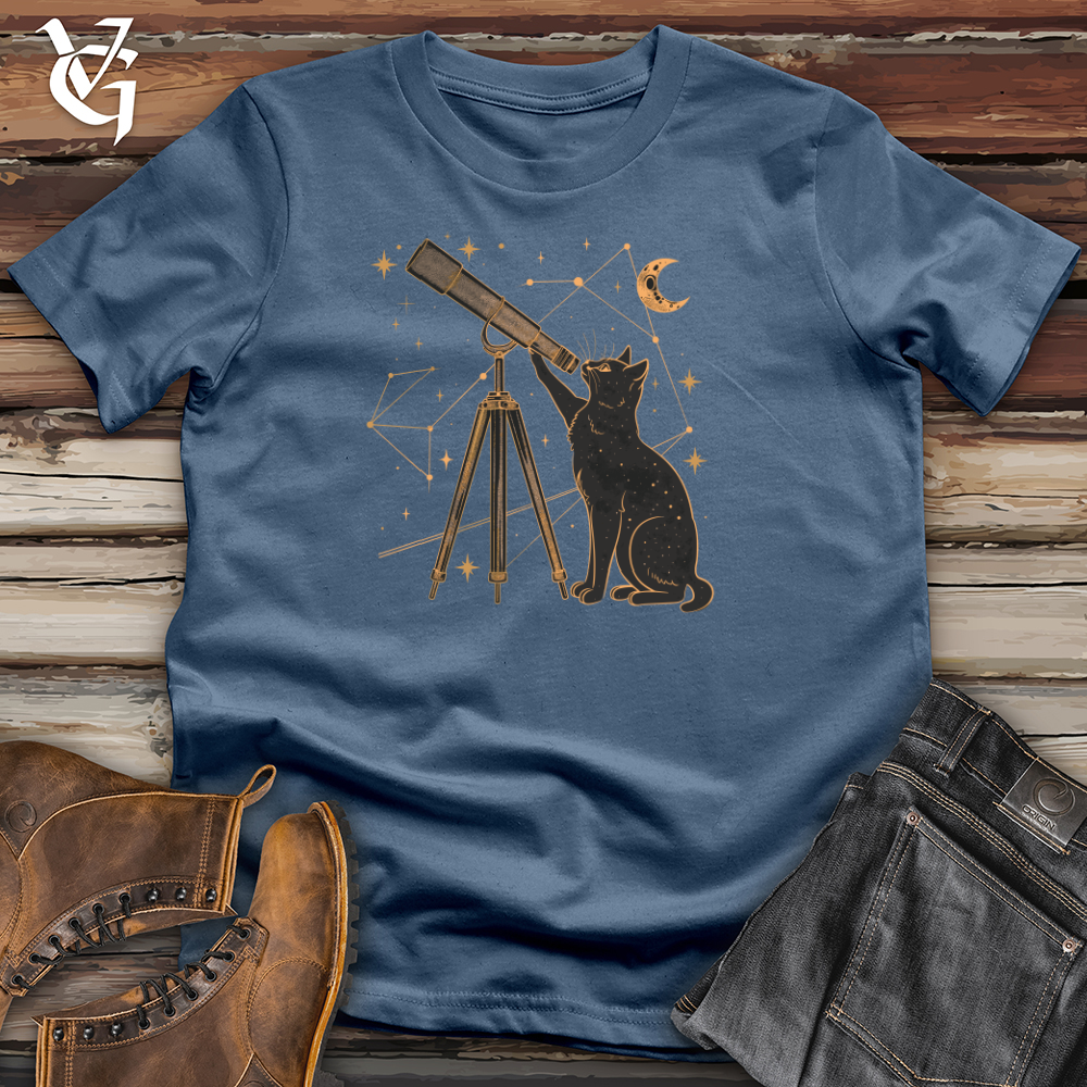 Celestial Whisker Watcher Cotton Tee