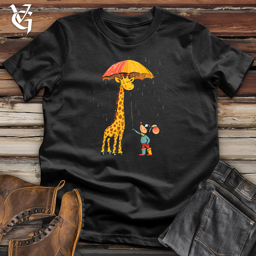 Giraffe Rainstorm Cotton Tee