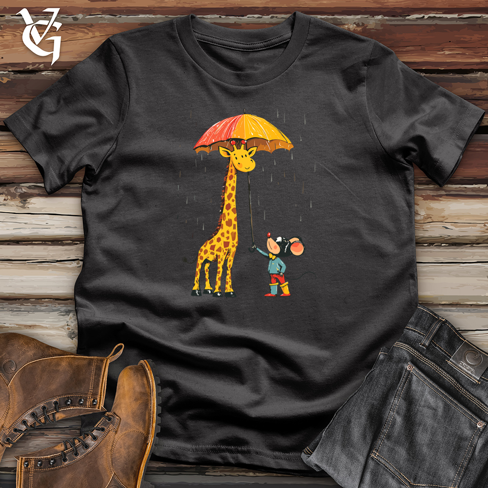 Giraffe Rainstorm Cotton Tee