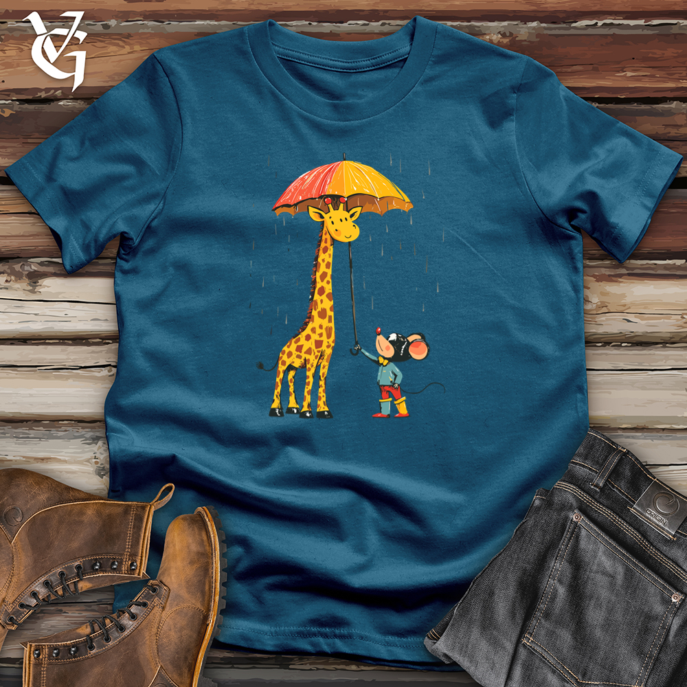 Giraffe Rainstorm Cotton Tee