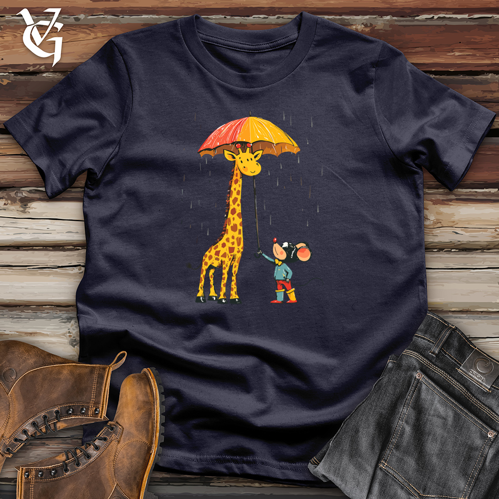 Giraffe Rainstorm Cotton Tee
