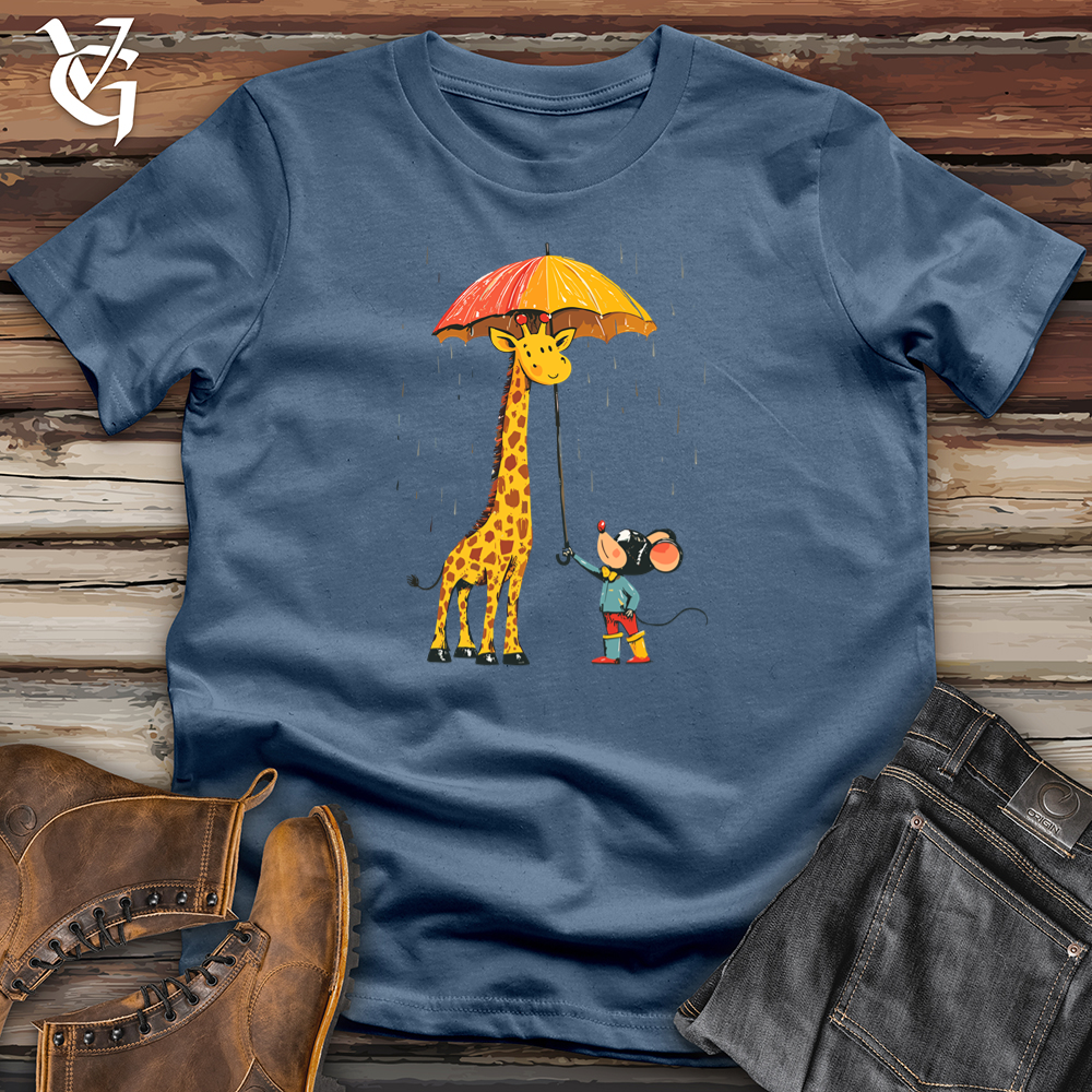 Giraffe Rainstorm Cotton Tee