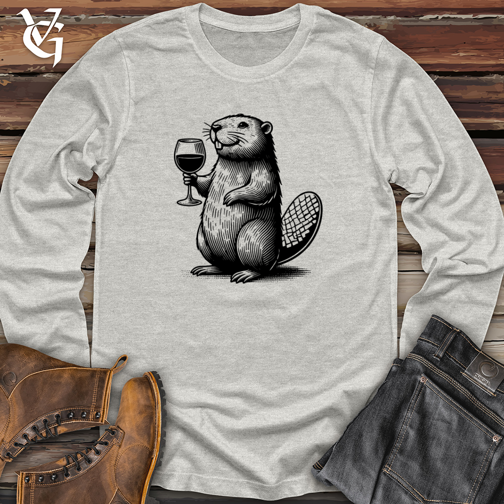 Beaver Drinking Long Sleeve