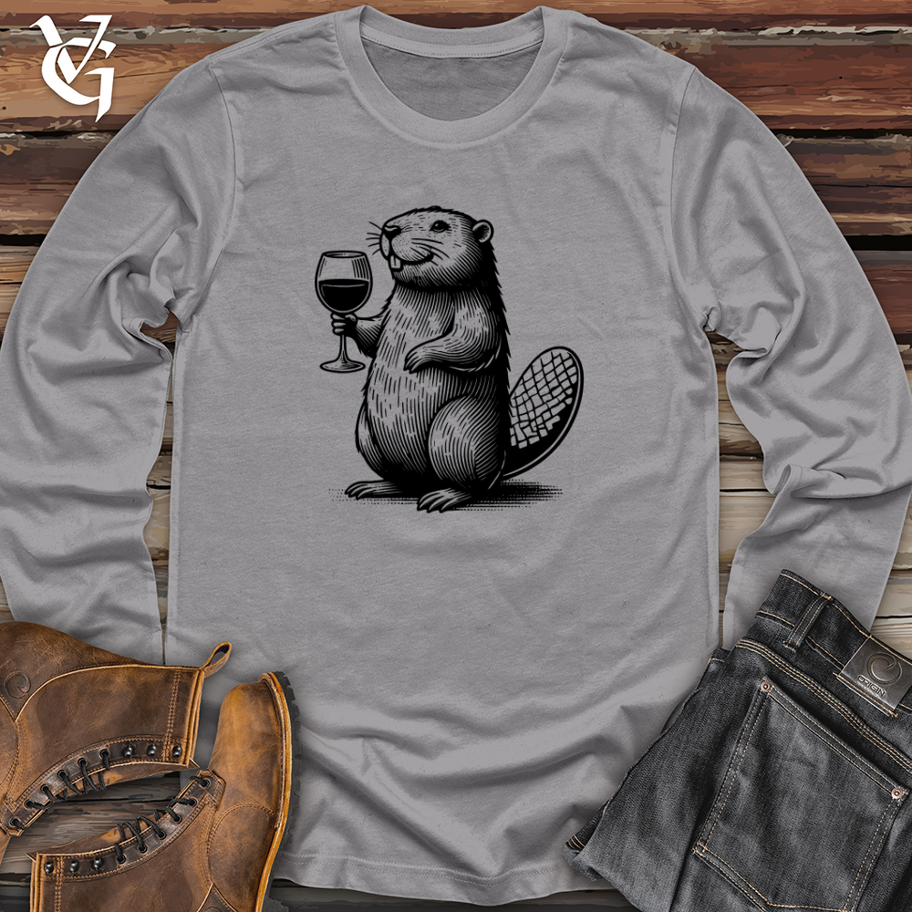 Beaver Drinking Long Sleeve