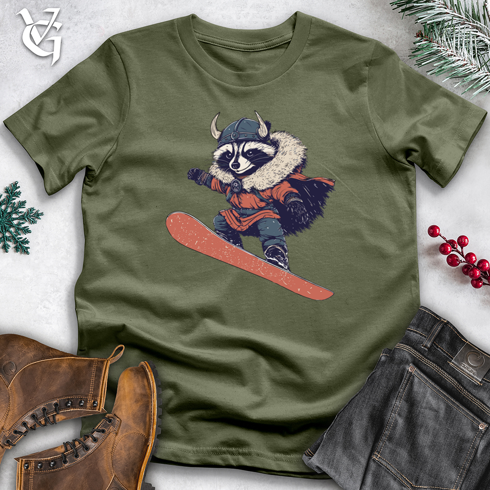 Raccoon Snowboarding Softstyle Tee