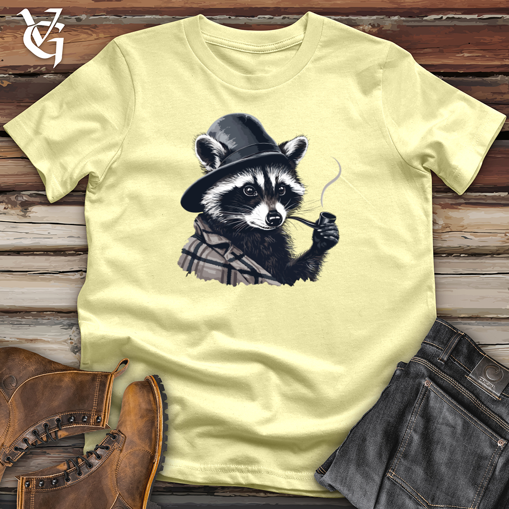 Raccoon Pipe Softstyle Tee