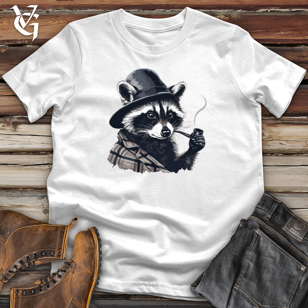 Raccoon Pipe Softstyle Tee