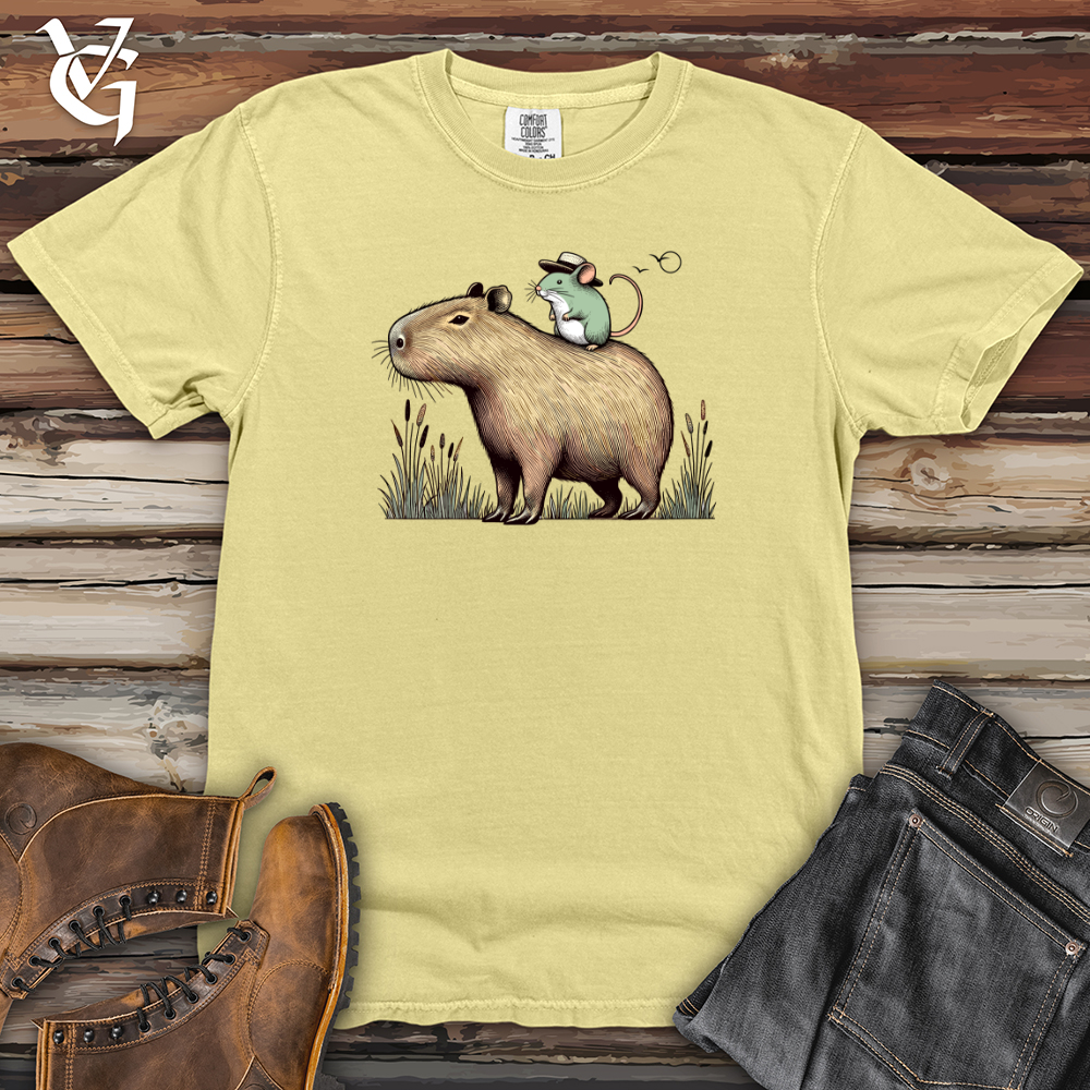 Capybara and Mouse Heavy Cotton Comfort Colors Tee