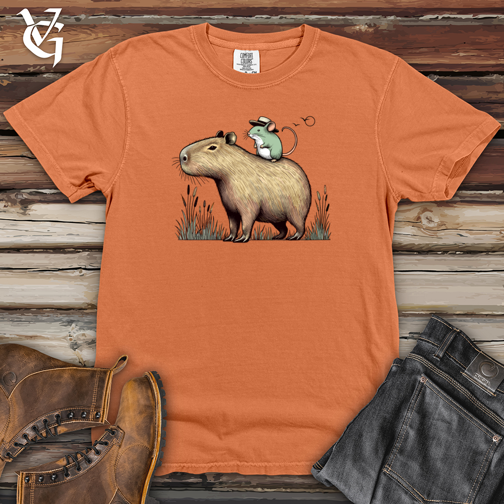 Capybara and Mouse Heavy Cotton Comfort Colors Tee
