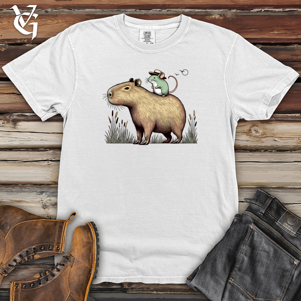 Capybara and Mouse Heavy Cotton Comfort Colors Tee