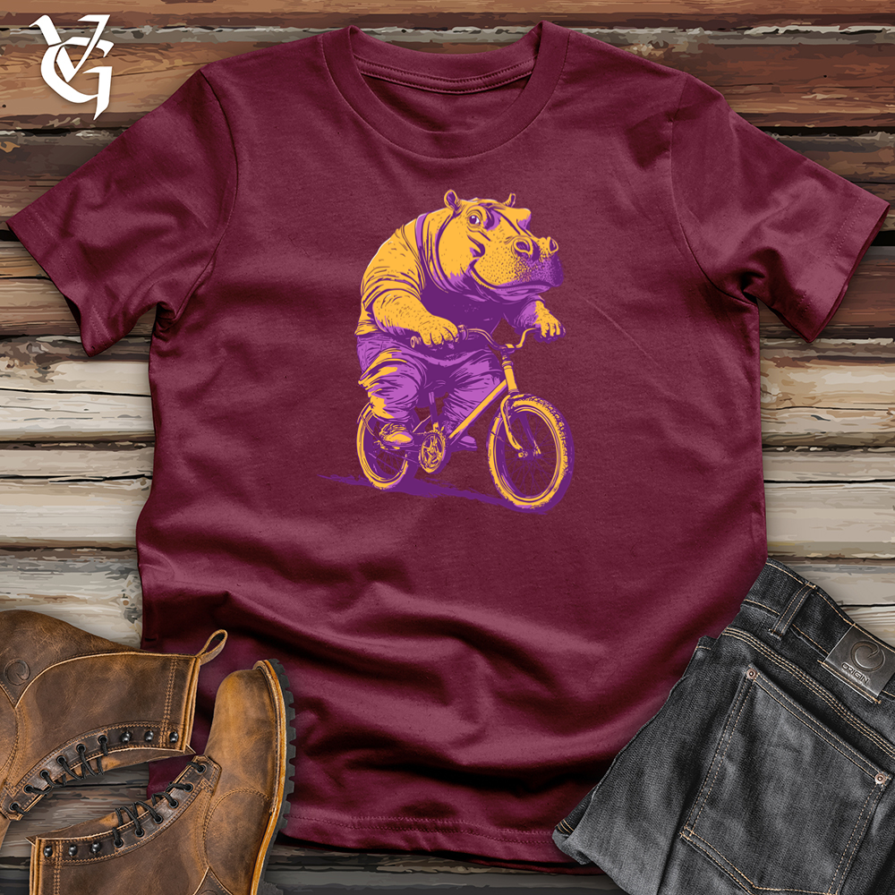 Hippo Bike Ride Softstyle Tee